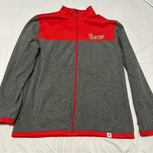 Men’s Calgary Flames Zip Up - Picture 2 of 4